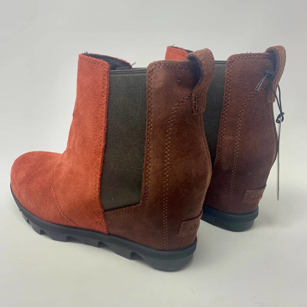 Sorel Joan of Arctic Wedge II Chelsea Bootie Red - Picture 9 of 12